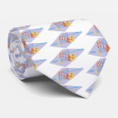 I Liebe-jüdische Musik Krawatte (Gerollt)