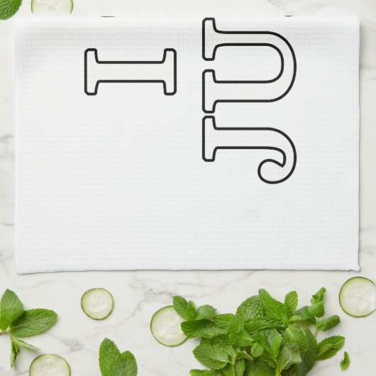 I Liebe Judo Geschirrtuch (Gefaltet)