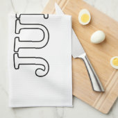 I Liebe Judo Geschirrtuch (Viertel Falte)