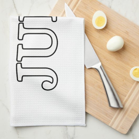 I Liebe Judo Geschirrtuch (Viertel Falte)