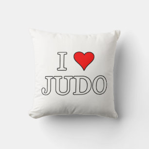 I Liebe Judo Kissen