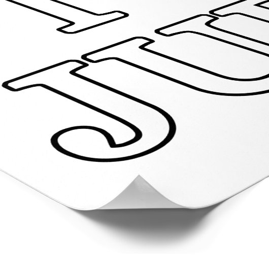 I Liebe Judo Poster (Ecke)