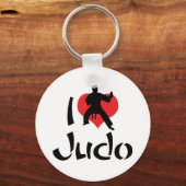 I Liebe Judo Schlüsselanhänger (Vorderseite)