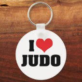I Liebe Judo Schlüsselanhänger (Vorderseite)