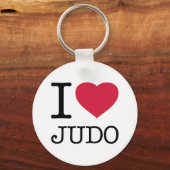 I LIEBE JUDO SCHLÜSSELANHÄNGER (Vorderseite)