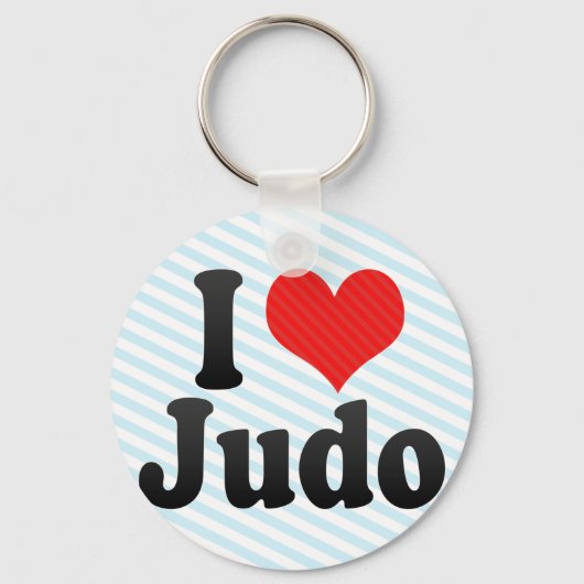 I Liebe Judo Schlüsselanhänger (Vorderseite)