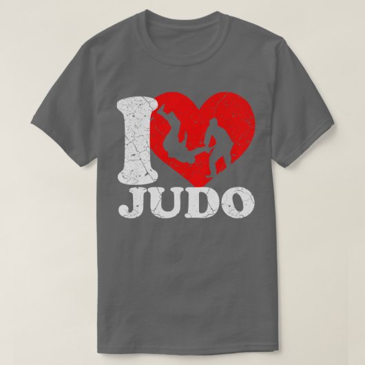 I Liebe Judo T-Shirt (Design vorne)
