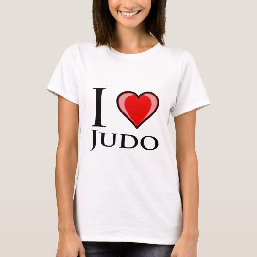 I Liebe-Judo T-Shirt (Vorderseite)