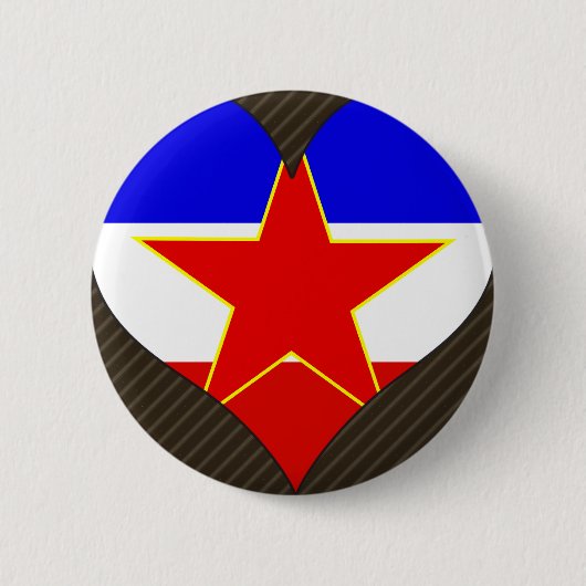 I Liebe Jugoslawien Button (Vorderseite)