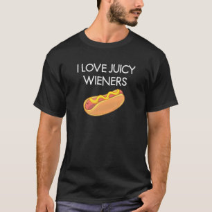 I Liebe Juicy Dackeln Funny Joke Sarcastic Family T-Shirt