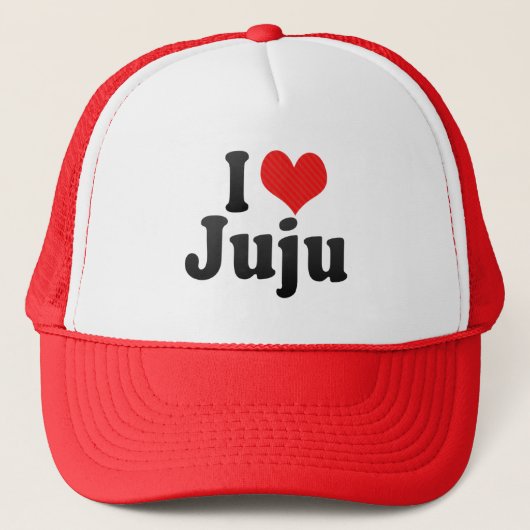 I Liebe Juju Truckerkappe (Vorderseite)