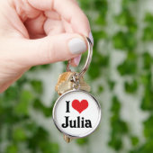 I Liebe Julia Schlüsselanhänger (Hand)