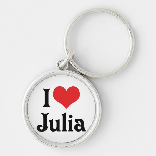 I Liebe Julia Schlüsselanhänger (Vorne)