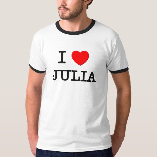 I Liebe Julia T-Shirt (Vorderseite)