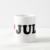 I LIEBE JULIE KAFFEETASSE (Mittel)