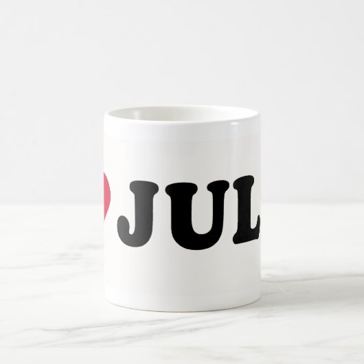 I LIEBE JULIE KAFFEETASSE (Mittel)