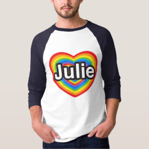 I Liebe Julie. Liebe I Sie Julie. Herz T-Shirt