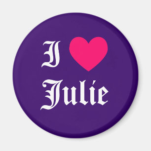 I Liebe Julie Magnet