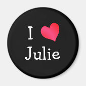 I Liebe Julie Magnet (Vorne)