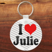 I Liebe Julie Schlüsselanhänger (Vorderseite)