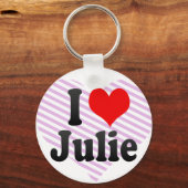 I Liebe Julie Schlüsselanhänger (Vorderseite)