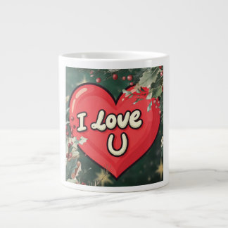 I LIEBE Jumbo-Tasse