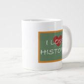 I Liebe Jumbo-Tasse (Vorderseite Rechts)