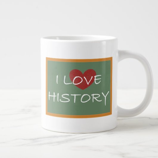 I Liebe Jumbo-Tasse (Rechts)