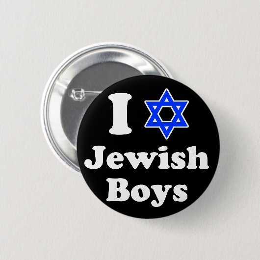 I Liebe Jungen Button (Vorne & Hinten)