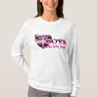 I Liebe-Jungen die Liebe Jesus T-Shirt