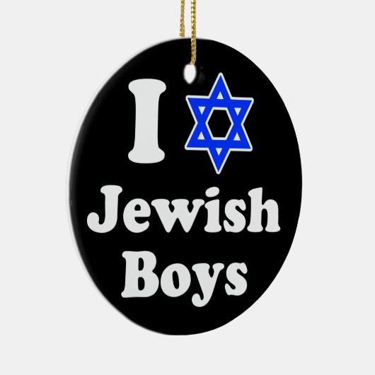 I Liebe Jungen Keramikornament (Rechts)