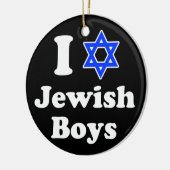 I Liebe Jungen Keramikornament (Links)