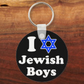 I Liebe Jungen Schlüsselanhänger (Vorderseite)