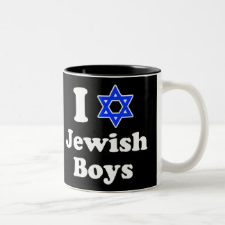 I Liebe Jungen Zweifarbige Tasse