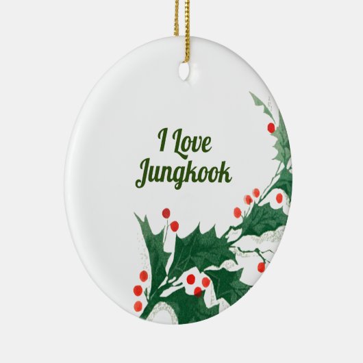I Liebe Jungkook Korea Weihnachtsschmuck (Rechts)