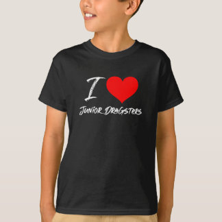 I Liebe Junior Dragsters Racing Heart T-Shirt