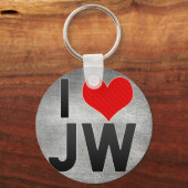 I Liebe JW Schlüsselanhänger (Vorderseite)