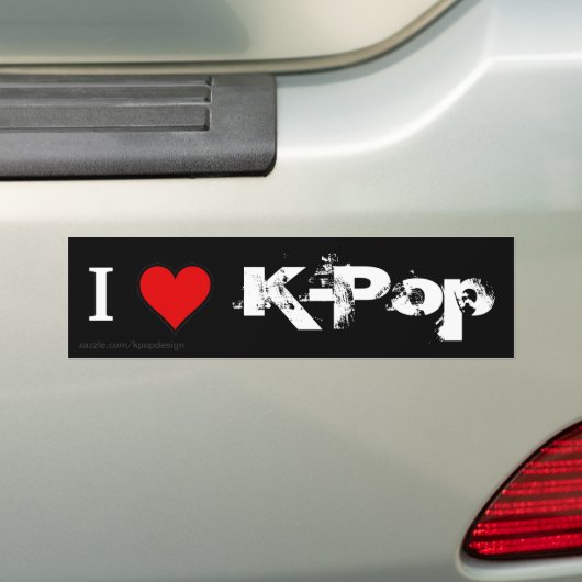 I Liebe K-Pop Autoaufkleber (Auf Auto)
