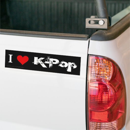 I Liebe K-Pop Autoaufkleber (Auf Lkw)