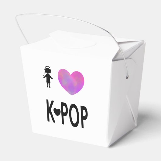 I Liebe K-Pop Geschenkschachtel (Rückseite)