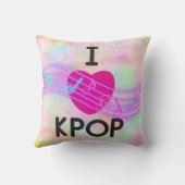 I Liebe K-Pop Kissen (Rückseite)
