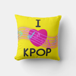 I Liebe K-Pop Kissen