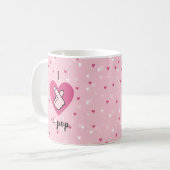 I Liebe K-Pop Pink Finger Herz BlackPink Kaffeetasse (Vorderseite Links)