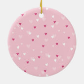 I Liebe K-Pop Pink Finger Herz BlackPink Keramik Ornament (Hinten)