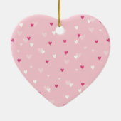 I Liebe K-Pop Pink Finger Herz BlackPink Keramik Ornament (Hinten)