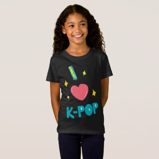 I LIEBE K-POP T-Shirt (Vorne ganz)