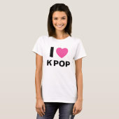 I Liebe K POP T-Shirt (Vorne ganz)