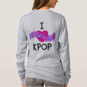 I Liebe K-Pop T-Shirt (Rückseite)