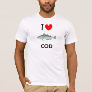 I Liebe-Kabeljau T-Shirt