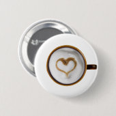 I Liebe Kaffee 03 Button (Vorne & Hinten)